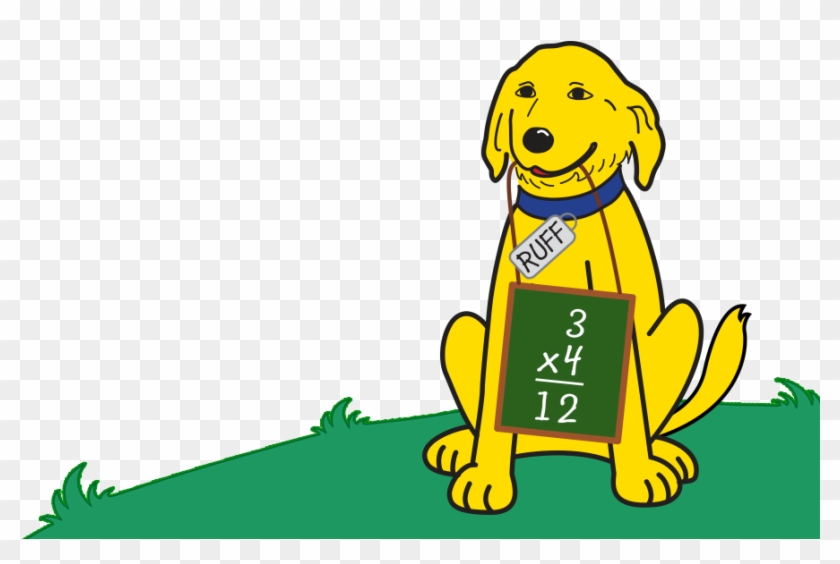 Mad Dog Png , Png Download - Cartoon Dog Doing Math Clipart #4209302