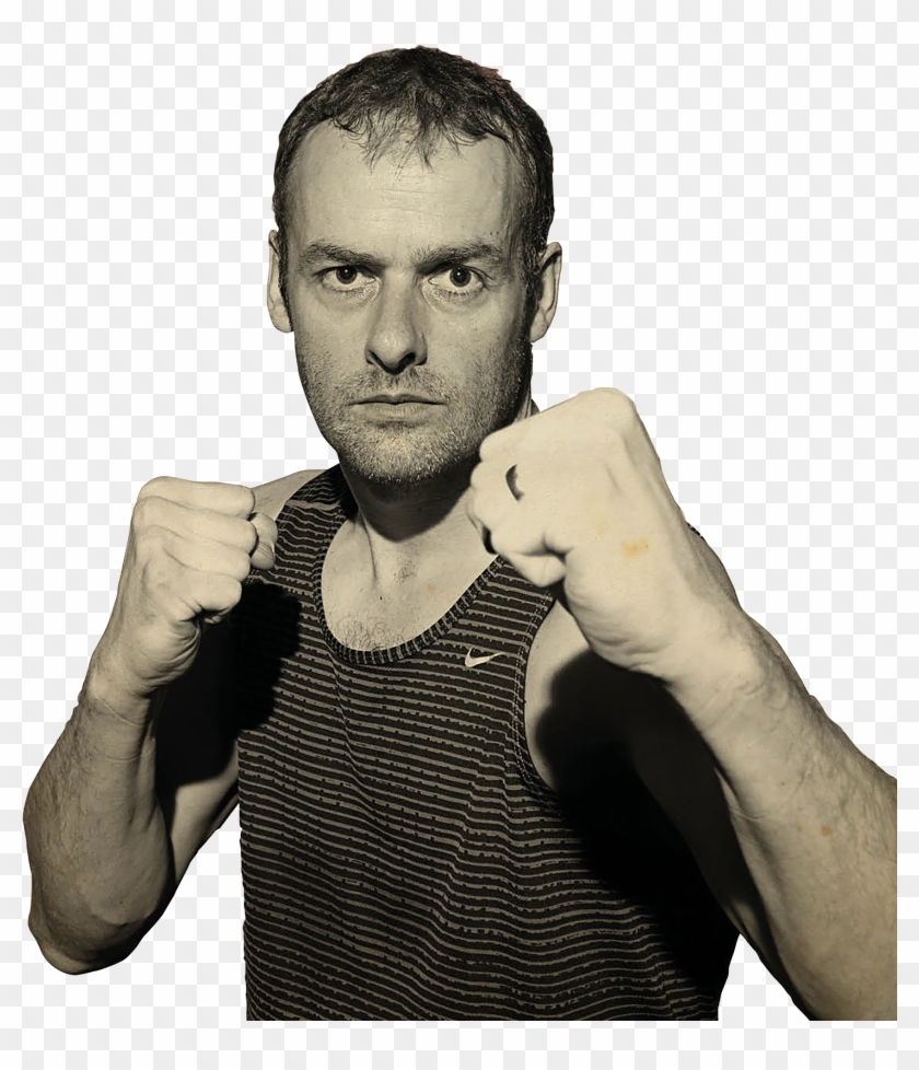 Manchester Chris 'mad Dog' Morris Takes A Punch For - Gentleman Clipart #4209418