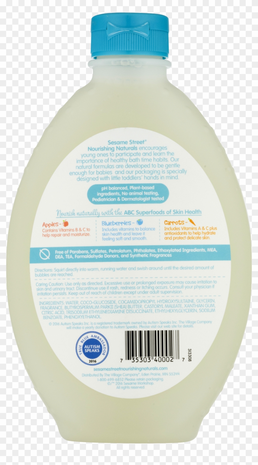 Nourishing Naturals Sesame Street B Is For Bubble Bath - Plastic Bottle Clipart