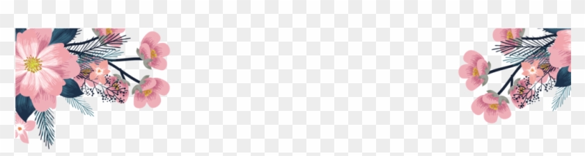 Free Summer Flowers And Watercolors Png - Pink Watercolor Floral Background Clipart