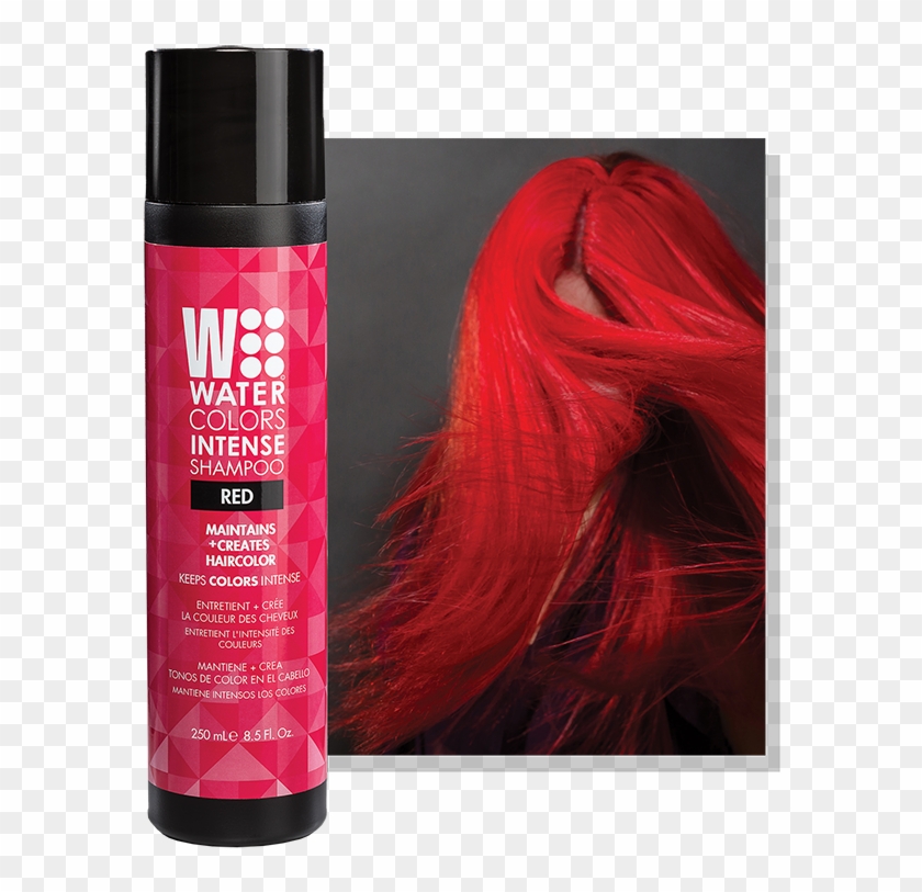 Watercolors - Tressa Watercolors Intense Shampoo Red Clipart