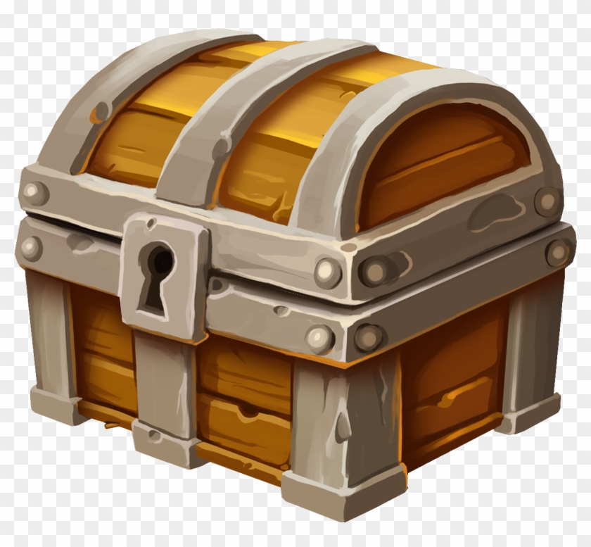 Clipart Transparent Background Treasure Chest - Png Download