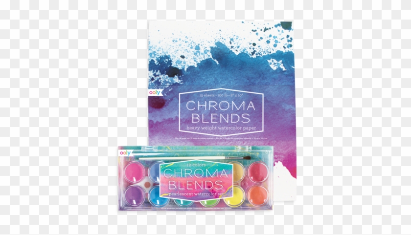 Ooly Chroma Blends Watercolor Brush Markers Clipart #4210399