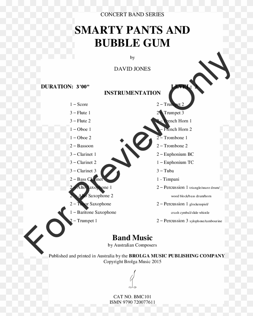 Smarty Pants And Bubble Gum Thumbnail Smarty Pants - Island Nature Trust Clipart #4210435