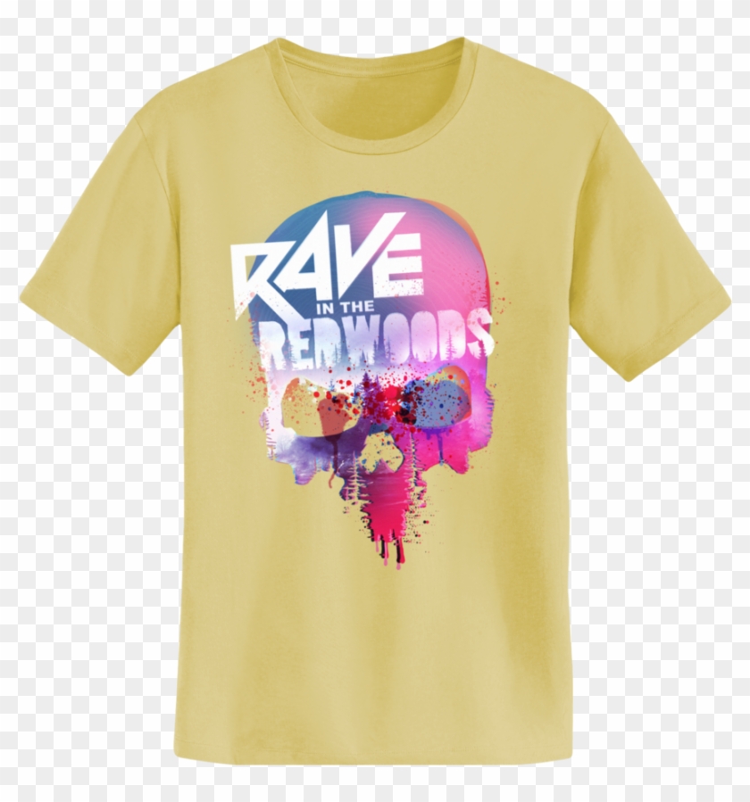Rave Skull Men's - Active Shirt Clipart #4210823