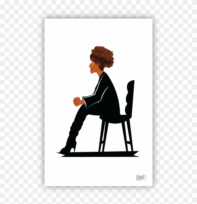 Whitney Houston Png , Png Download - Sitting Clipart