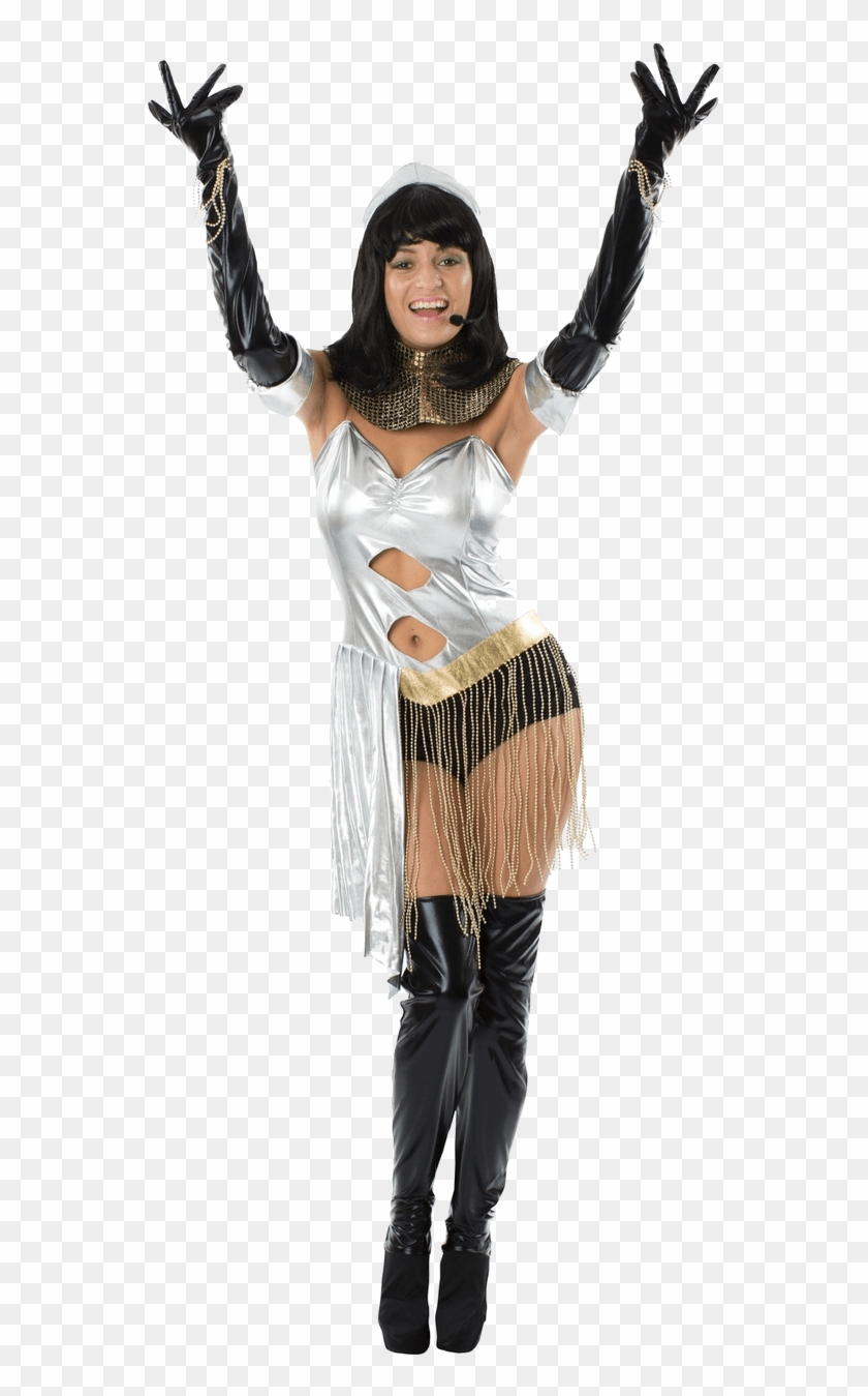 Adult Diva Of The Night Costume - Whitney Houston Fancy Dress Clipart #4211059