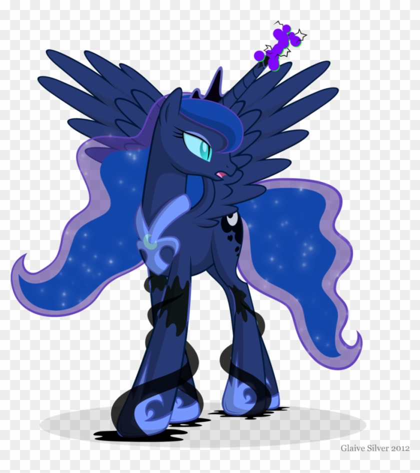 Glaive Silver 2012 Princess Luna Princess Celestia - My Little Pony Evil Princess Luna Clipart