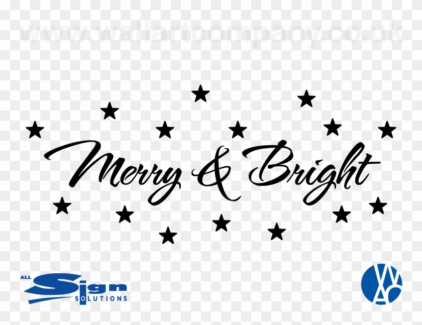 Merry & Bright - Merry And Bright Transparent Clipart