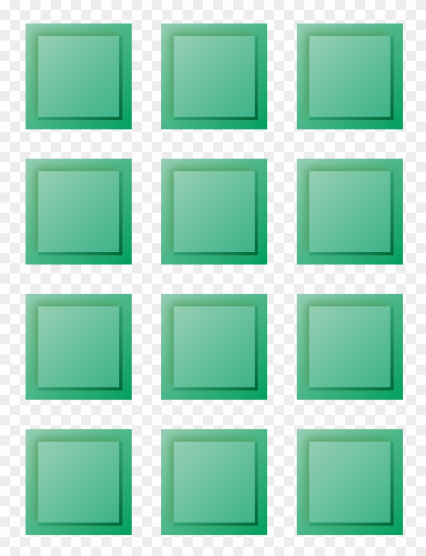 3×4 Rectangle - Google Grid Icon Png Clipart