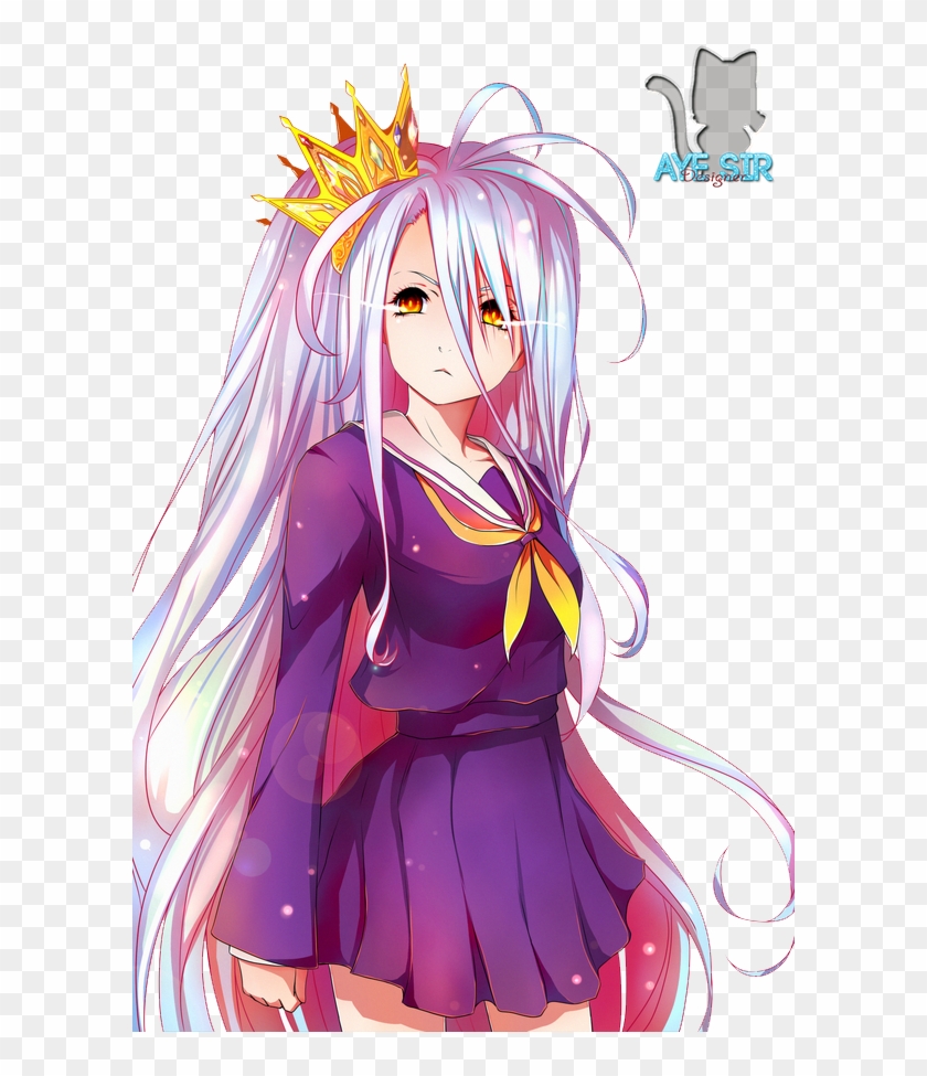 Shiro Png - Shiro Game No Life Clipart