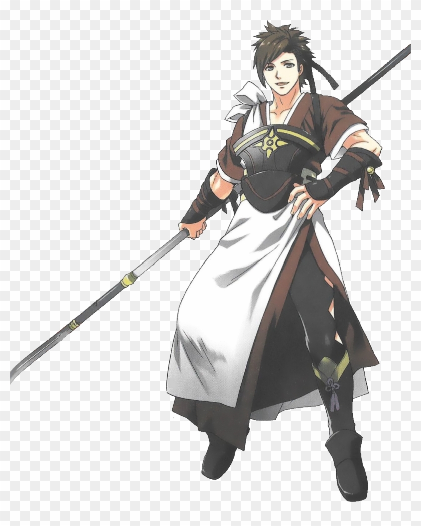Shiro - Anime Boy With Spear Clipart #4212003