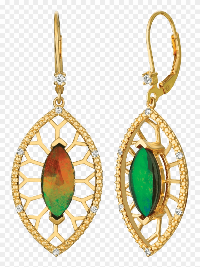 Camilla Gold Tone Sterling Silver Sapphire Earrings - Earrings Clipart #4212113