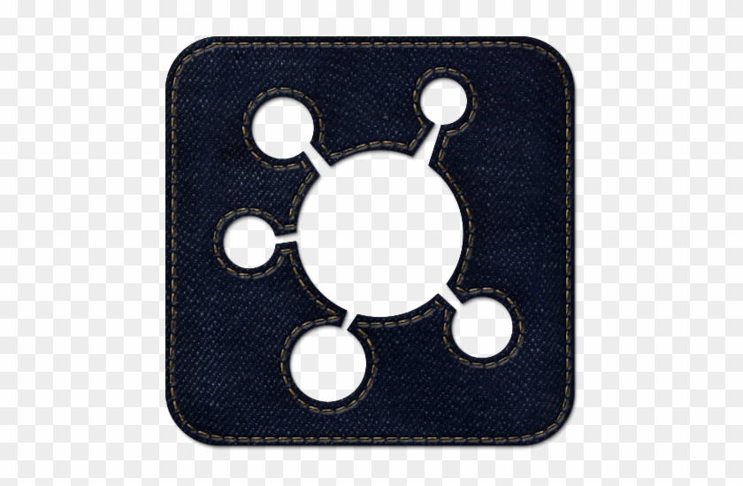 Denim, Propeller, Square, Jean, Logo, Social Icon - Icon Clipart