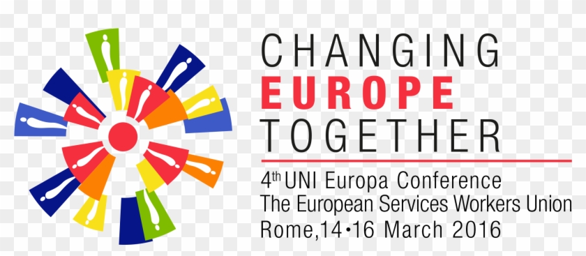 Changing Europe Together 4th Uni Europa Conference - Graphic Design Clipart #4212353