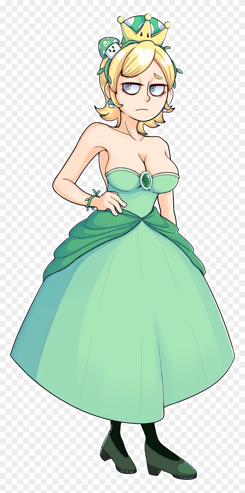 Clothing Green Dress Fictional Character Mythical Creature - Vinette Vinesauce Clipart