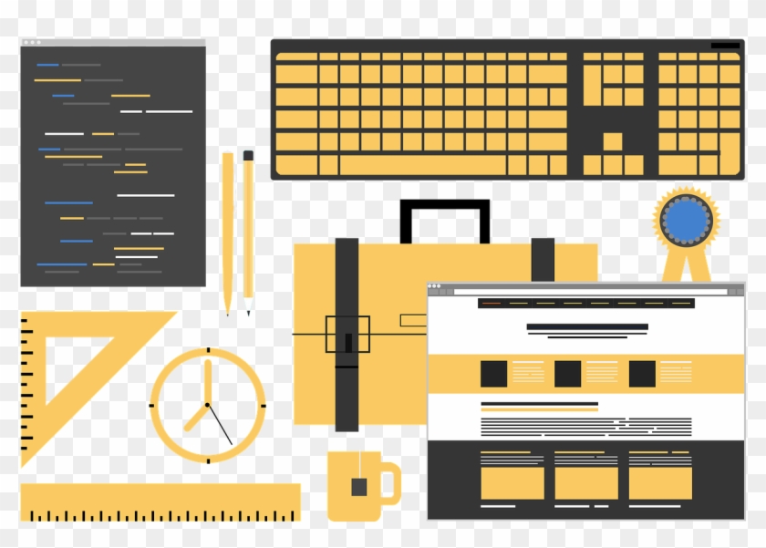 Web Design Font Size Measurements - Maquetas De Diseño Web Clipart