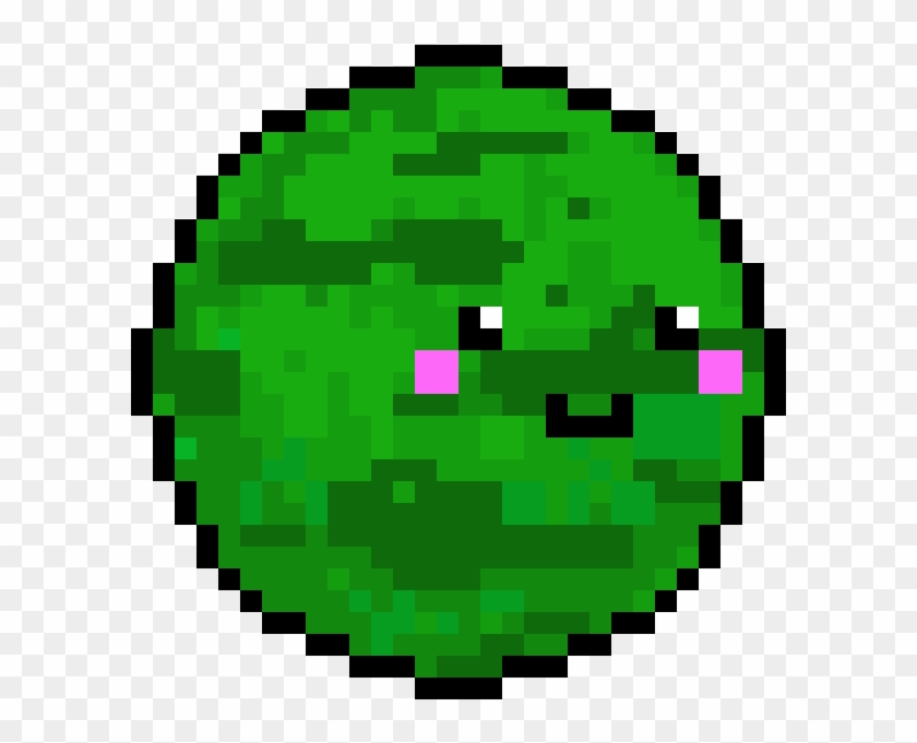 Planeta Verde - Pixel Art Planet Png Clipart