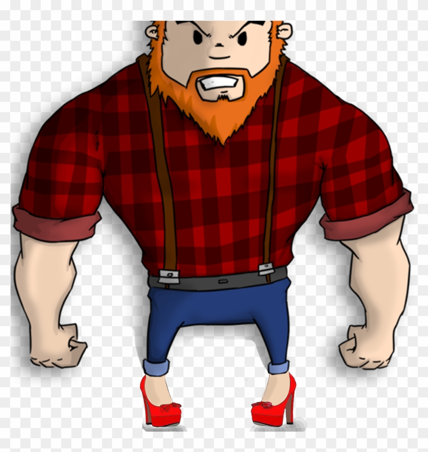 Burly Heeled Men - Lumberjack Transparent Clipart #4213601