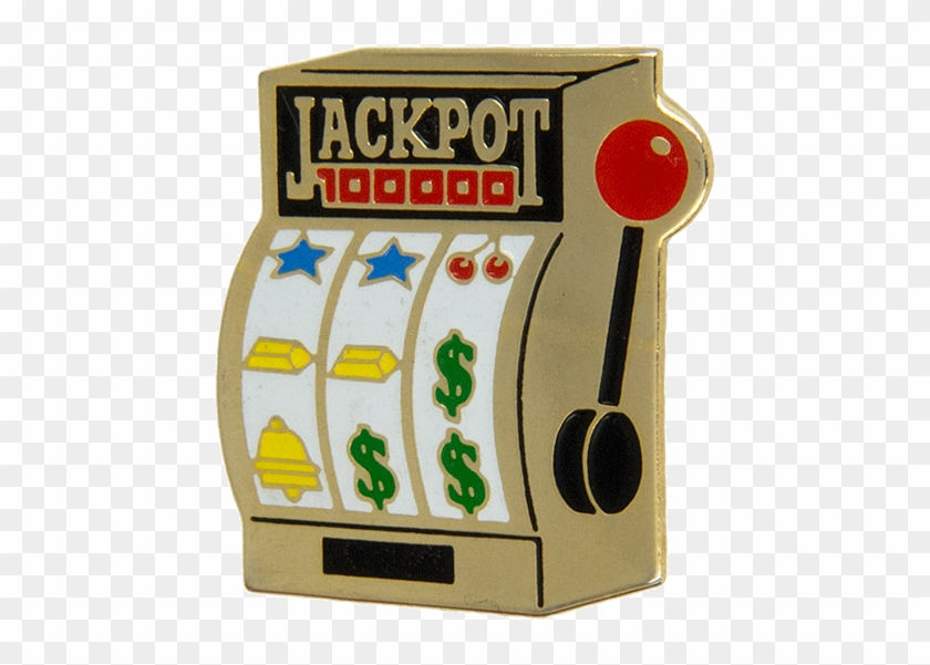 Jackpot Pin - Slot Machine Clipart #4214458