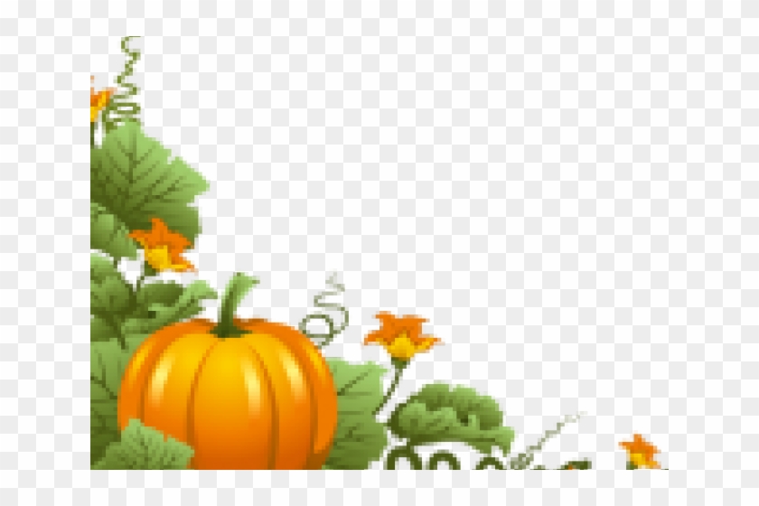 Pumpkin Vine Clipart - Pumpkin With Vines Clipart - Png Download #4214682