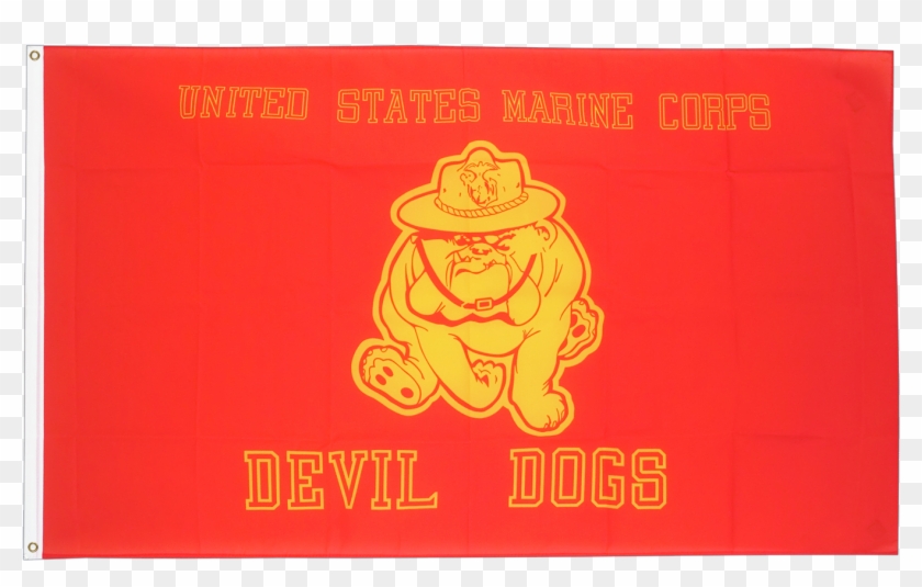 Usa Devil Dogs Ft Flag - Usmc Devil Dog Clipart