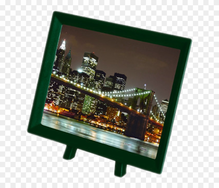 Brooklyn Bridge Manhattan Skyline - Led-backlit Lcd Display Clipart #4215288