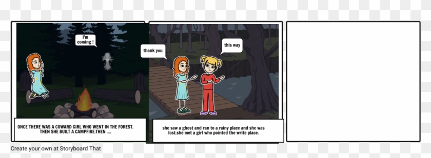 The Scary Forest - Cartoon Clipart