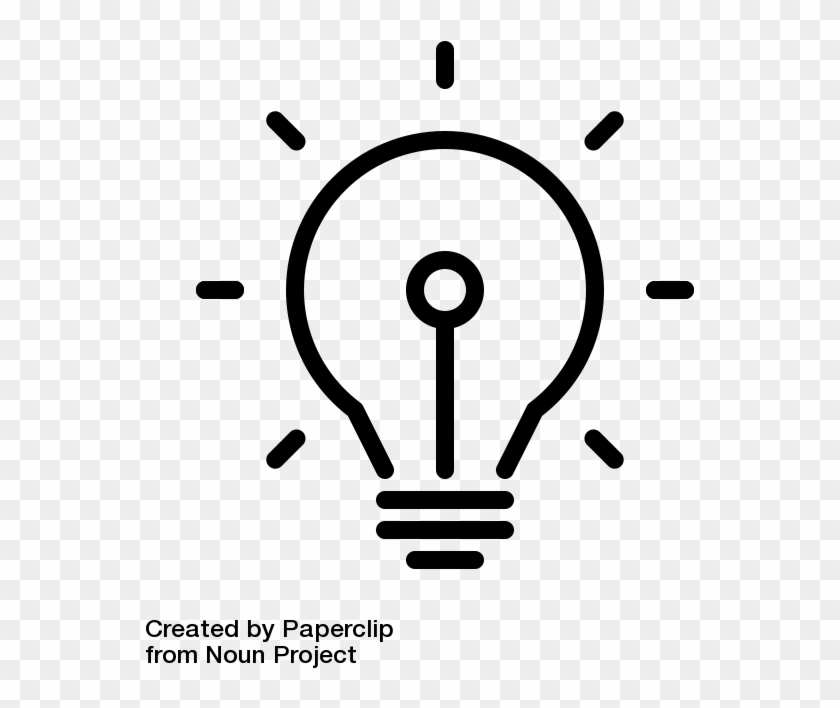 Light Blub Graphic - Circle Clipart