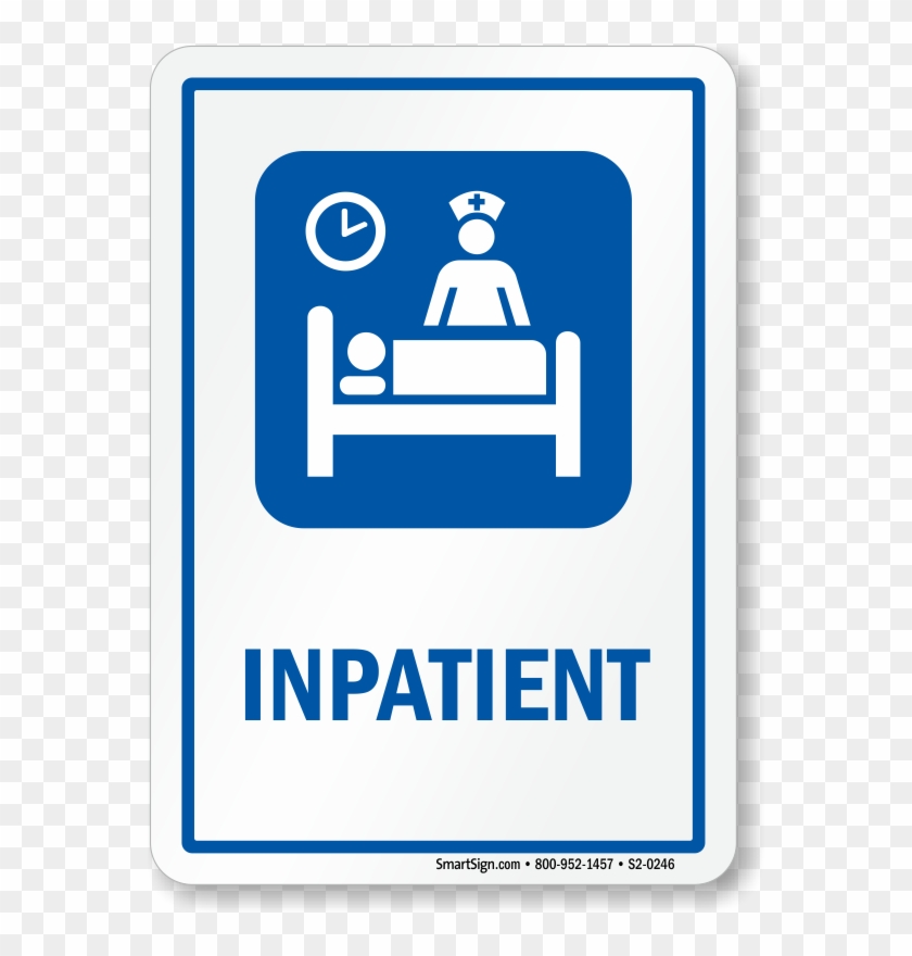 Hospital Patient Room Door Signs - Hospital Inpatient Clipart