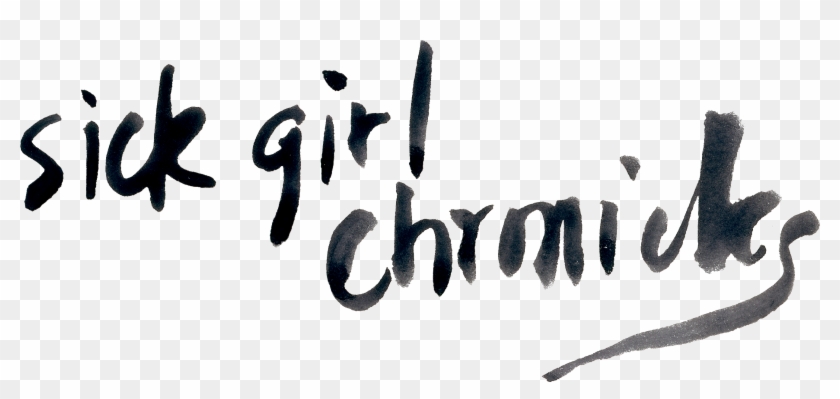 Sick Girl Chronicles - Calligraphy Clipart