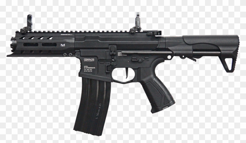 G&g Arp 556 Smg Airsoft Aeg, Black - Ics Cxp Captain Mtr Clipart