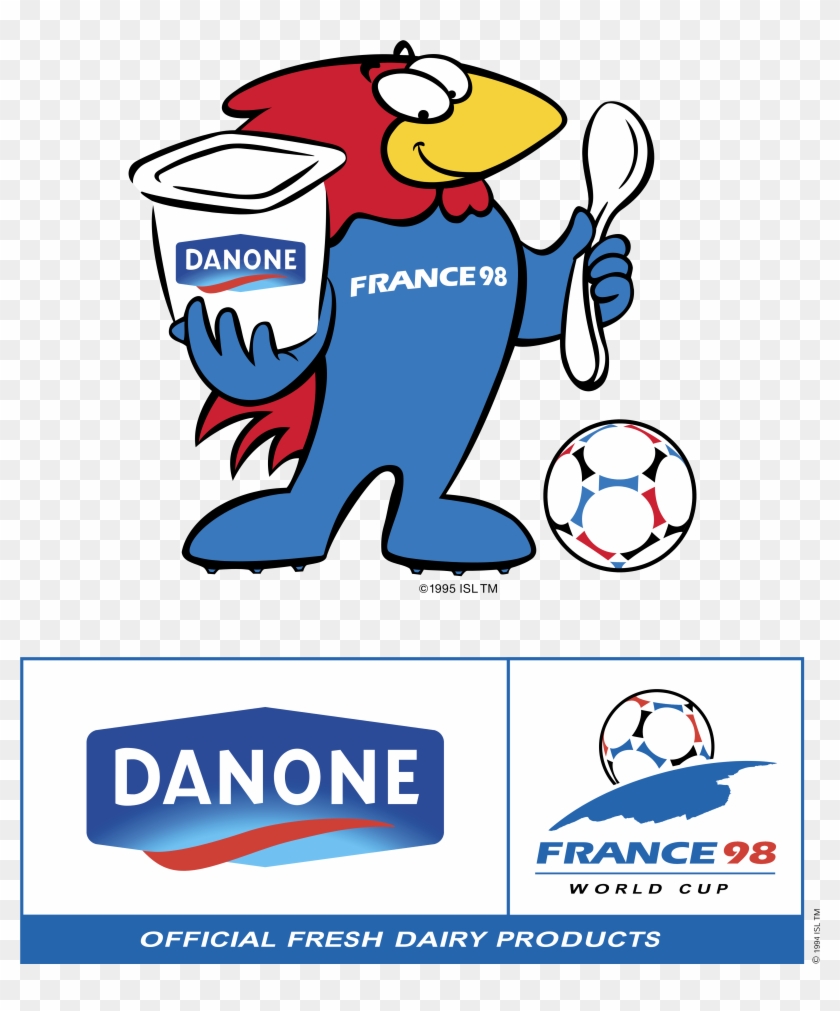 Danone Logo Worldcup - World Cup France 98 Logo Clipart