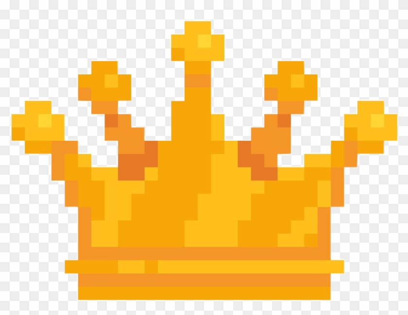 #crown #yellow #golden #pixel #pixels #freetoedit - Pixel Art Clipart