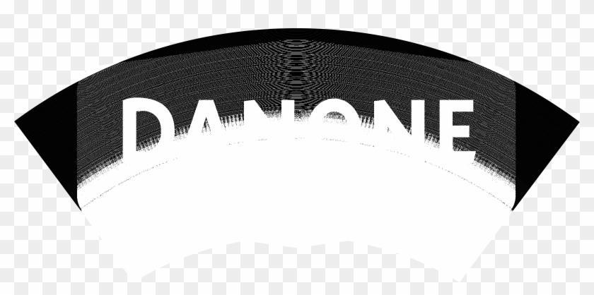 Danone Logo Black And White - Arch Clipart #4216476
