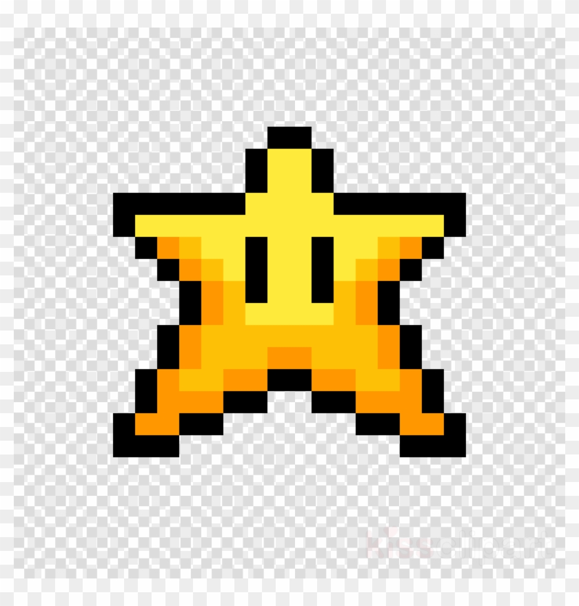Awesome Super Mario Bros, Mario Bros, Pixel Art, Transparent - 8 Bit Mario Star Clipart #4216788