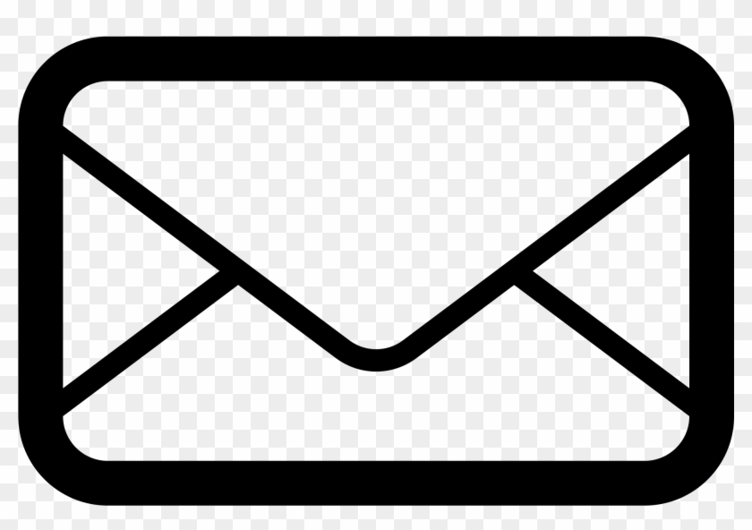 File - Linecons Envelope - Svg - Email Png Preto Clipart