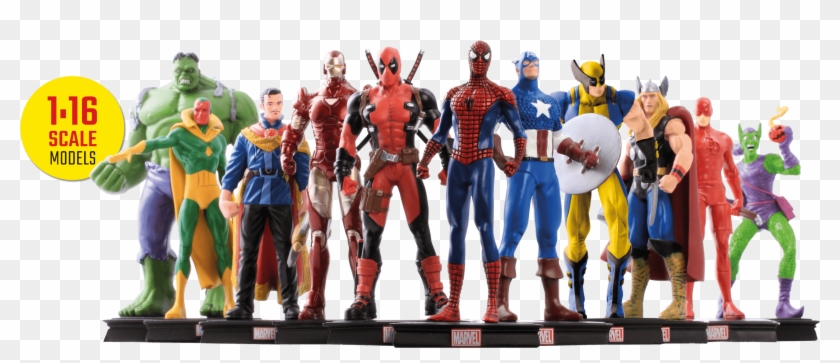 Marvel Universe Figurine Collection Clipart