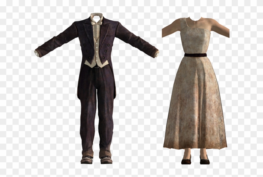 White Glove Society Attire - Fallout New Vegas White Glove Society Clothes Clipart