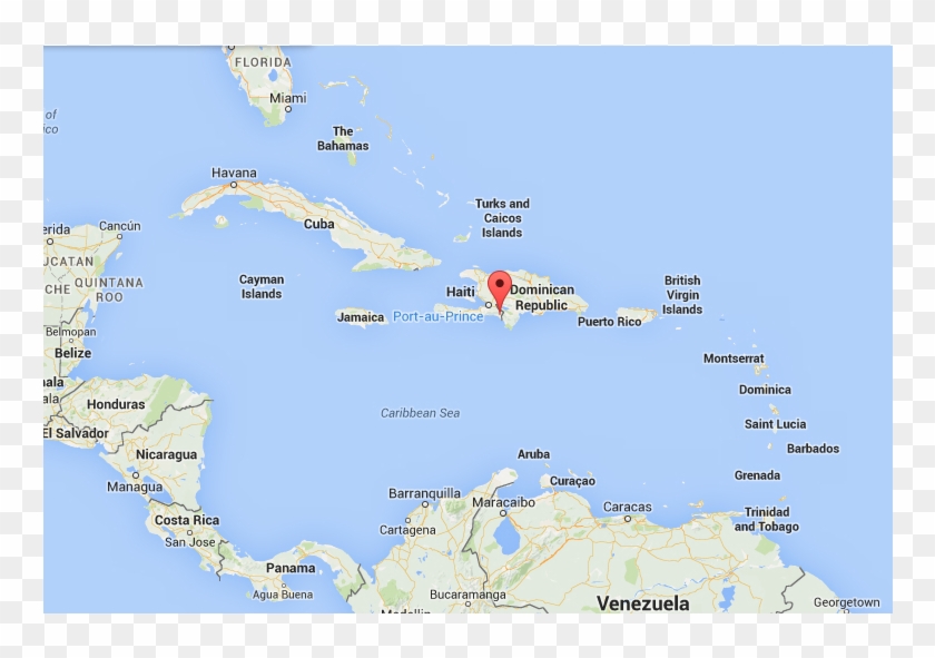Click Map Of Haiti Below To Zoom In On Village Of Thiotte Clipart