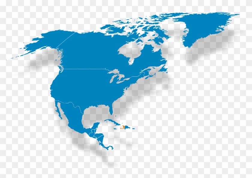 Haiti - Black Map North America Clipart #4219906
