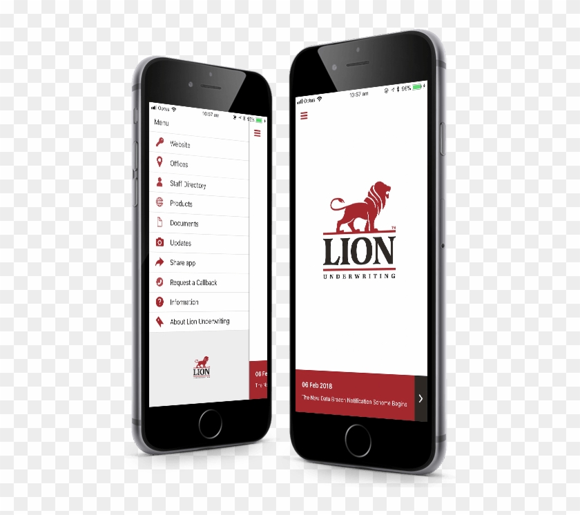 Lion-mockup - Iphone Clipart