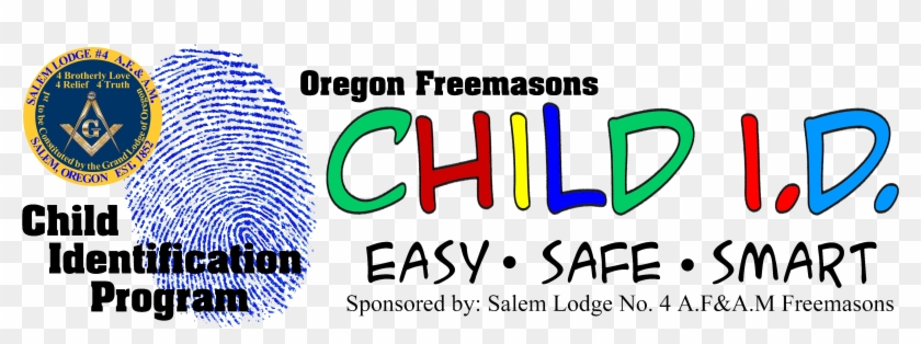 Oregon Freemasons Child Identification Program Is A - Register Office Clipart #4220021