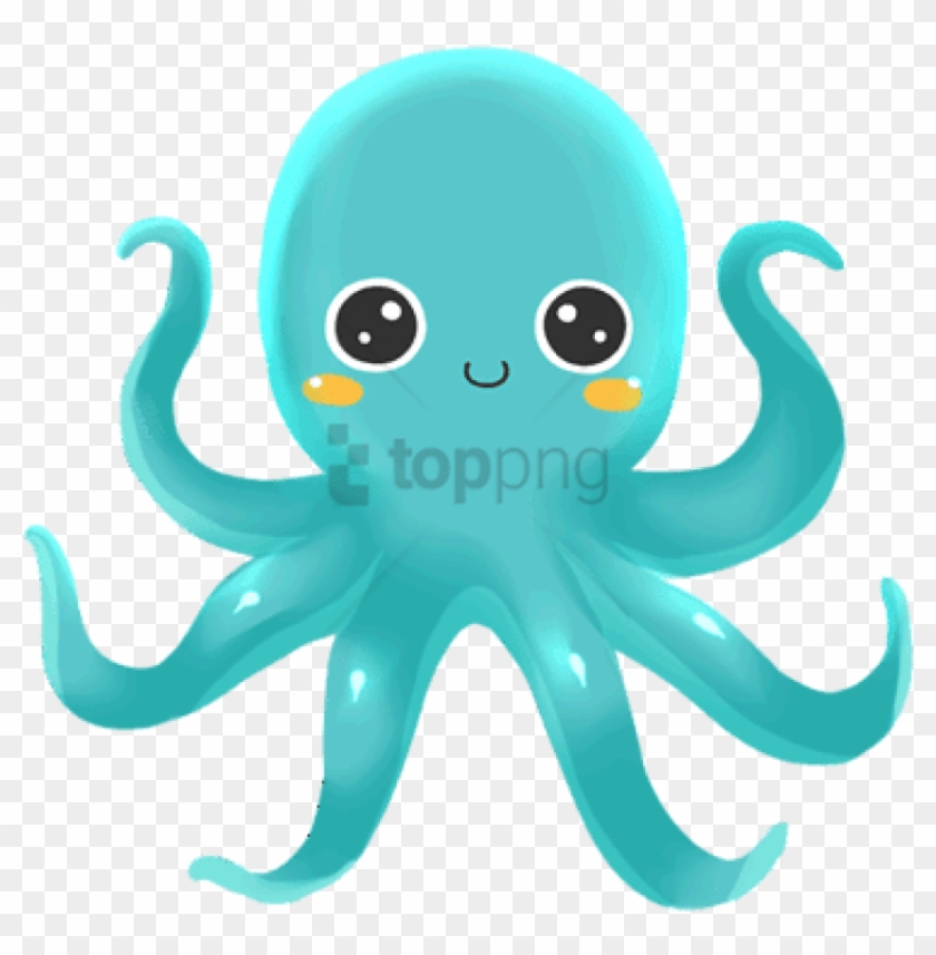 Free Png Octopus Png Png Image With Transparent Background - 章魚 卡通 Clipart