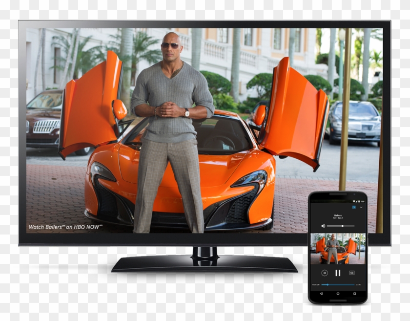 Chromecast Is - Dwayne The Rock Johnson Car Clipart #4220796