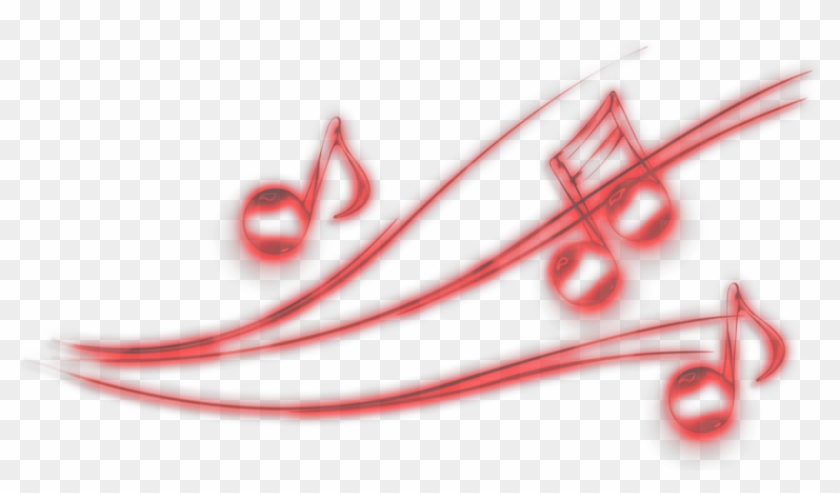 #mq #red #music #note #neon - Metal Clipart #4221063
