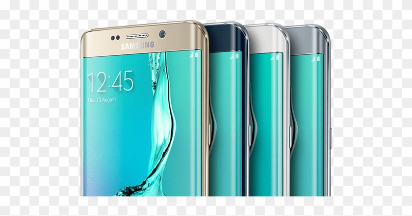 Galaxy S6 Edge Plus In Four Colors - Samsung Galaxy S6 Edge+ Clipart