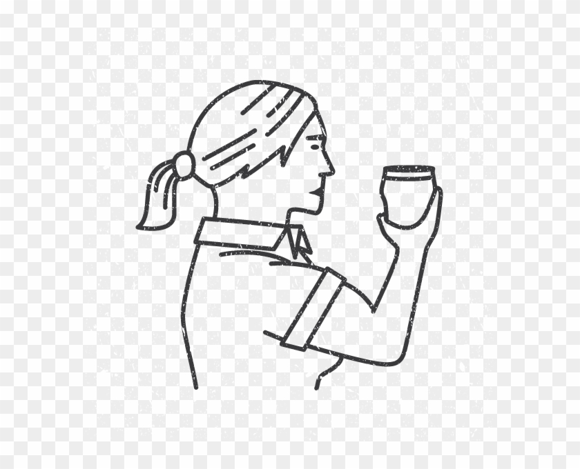 Burly Blonde - Sketch Clipart #4221921