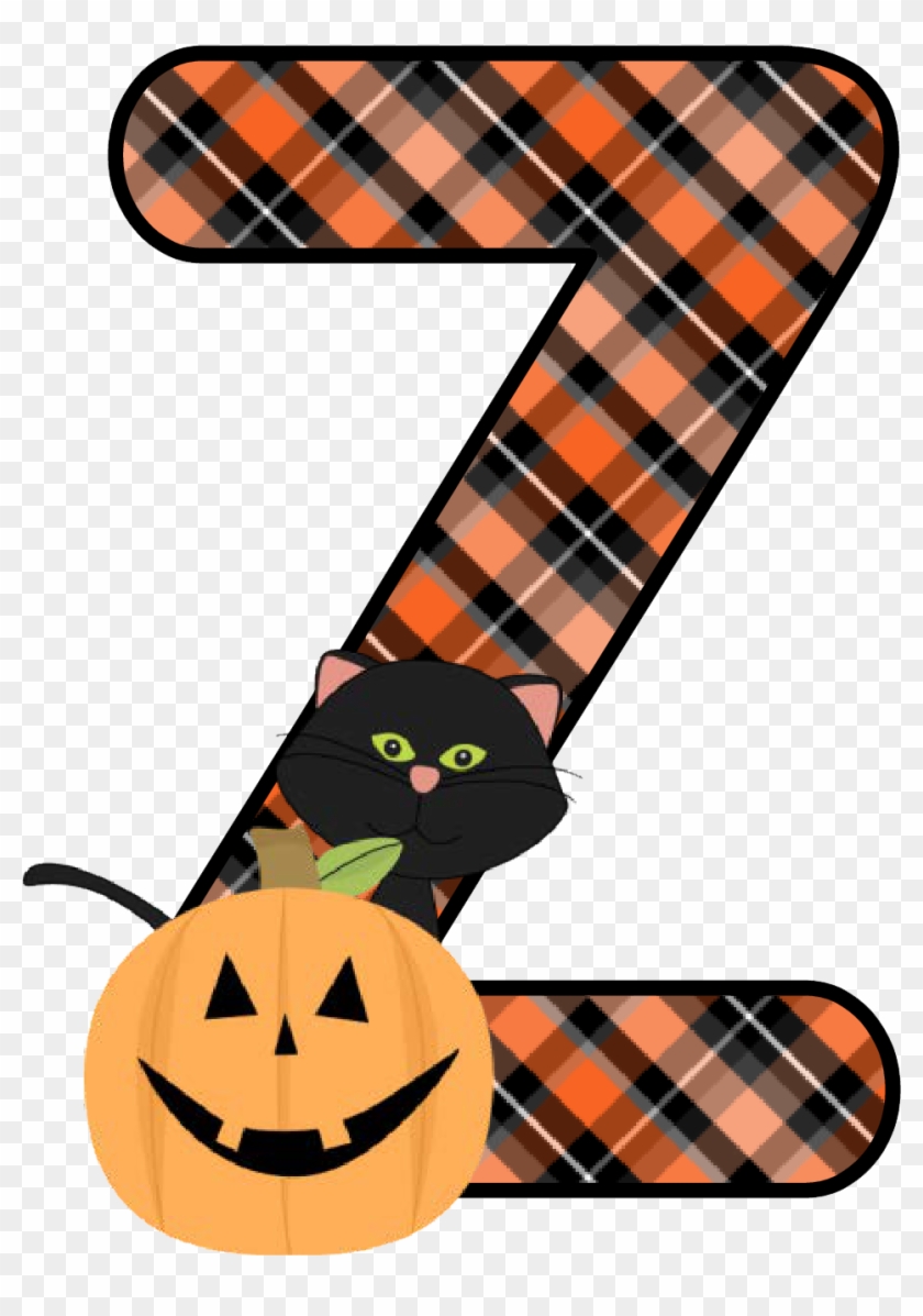 Plaid Clipart Pumpkin - Alfabeto Calabaza De Kidsparkz - Png Download #4222219