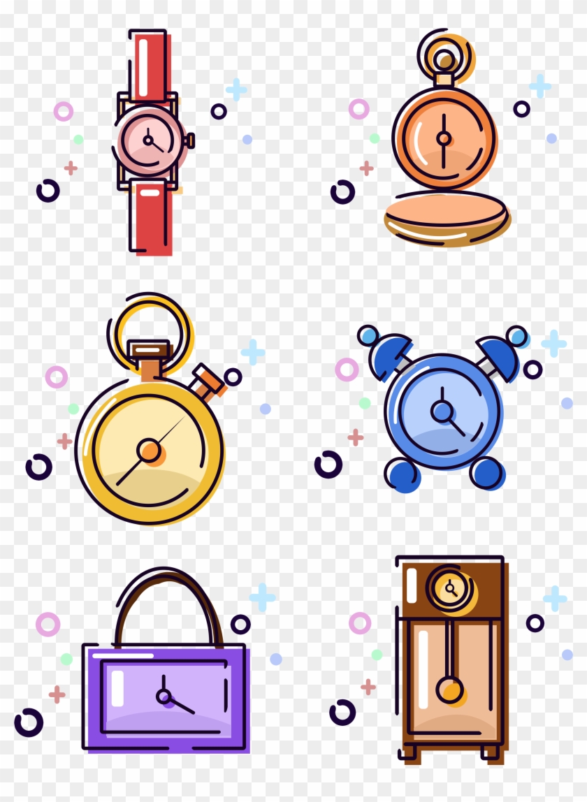 Mbe Necesidades Diarias Relojes Caricaturas Png Y Psd - Clock Clipart